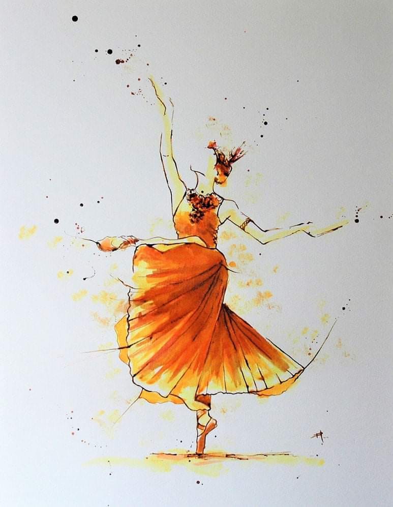 Encre sur papier aquarelle 65x50 cm  VENDU