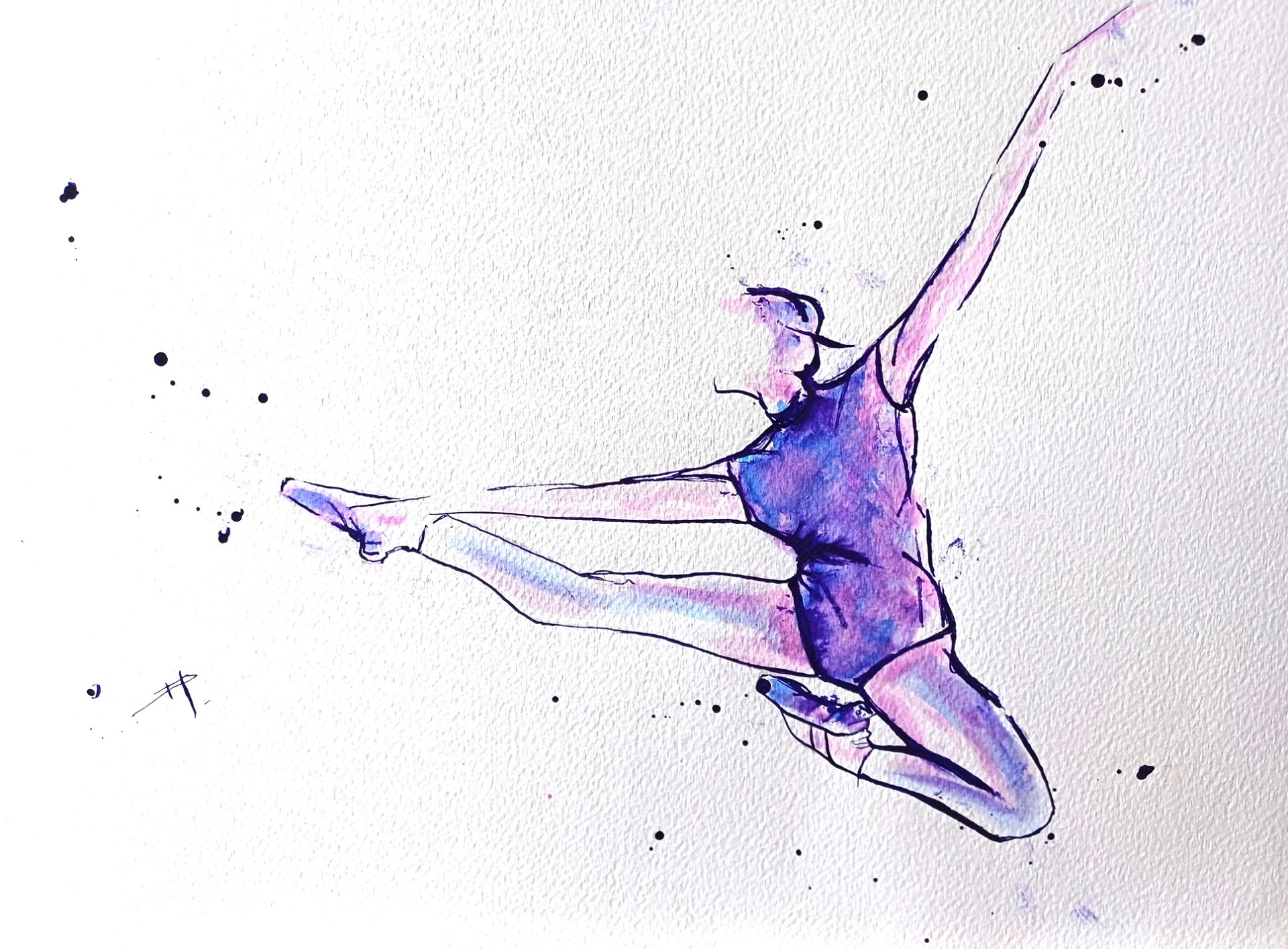Encre sur papier 30x40 cm